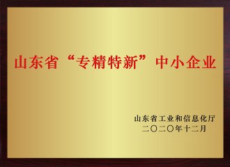 山东省“专精特新”中小企业